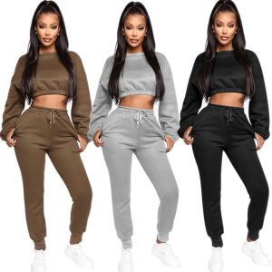 Hoodies Tops Pants Trousers Two Piece Set