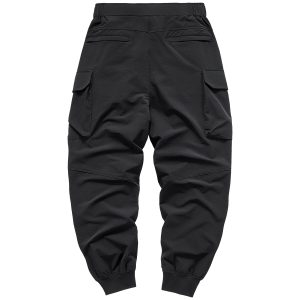 Mens Fashion Casual Loose Stretchy Drawstring Sweatpants