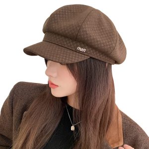 Autumn And Winter Look A Bit Retro Easy Matching Newsboy Hat