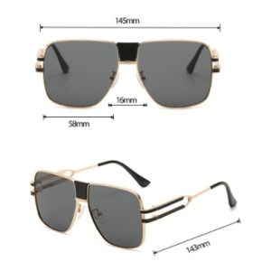 Men's And Women's Fashion Personality Square Sun Glasses